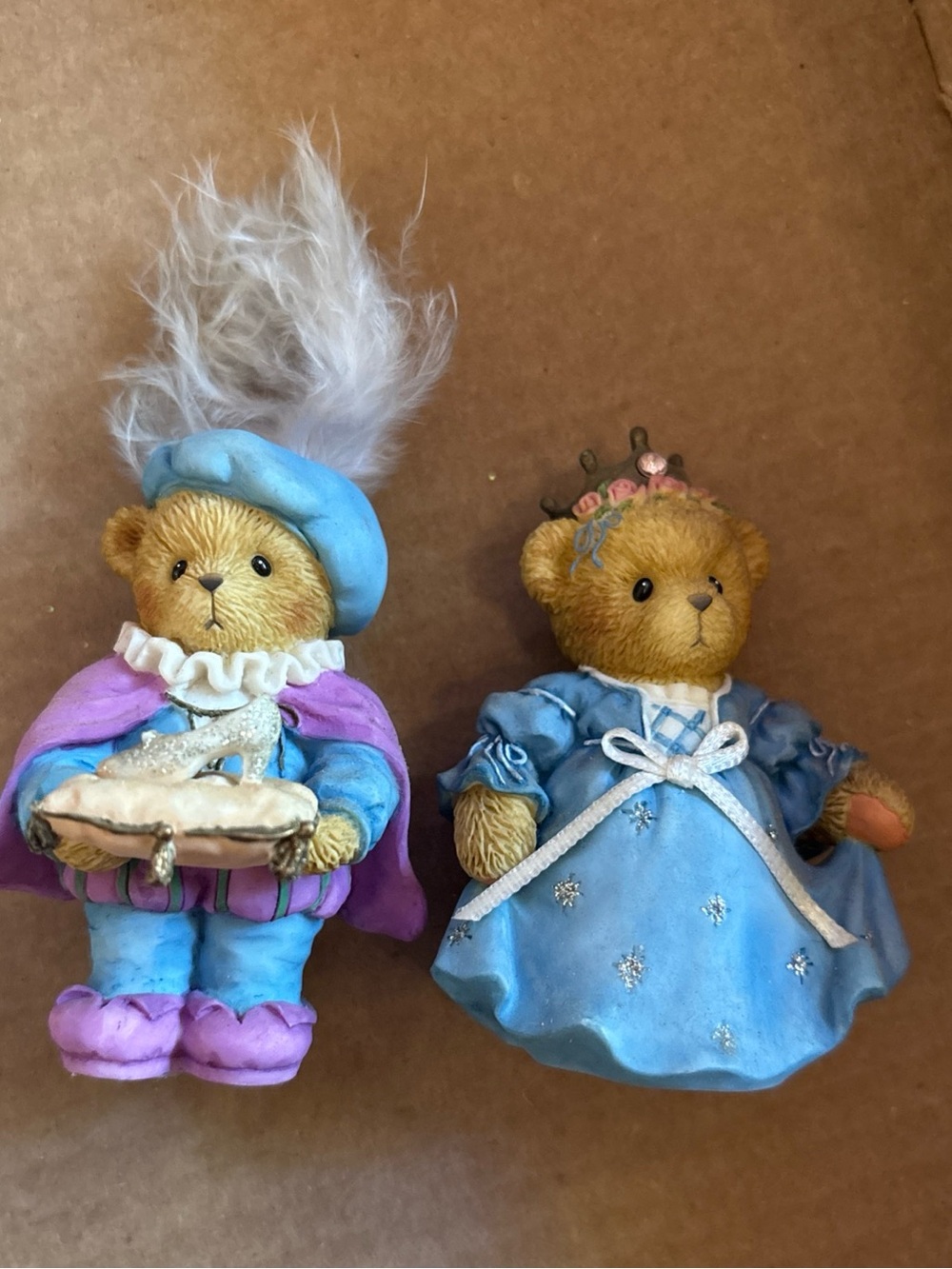 2006 cherished teddies Cinderella & Prince Charming Avon exclusive